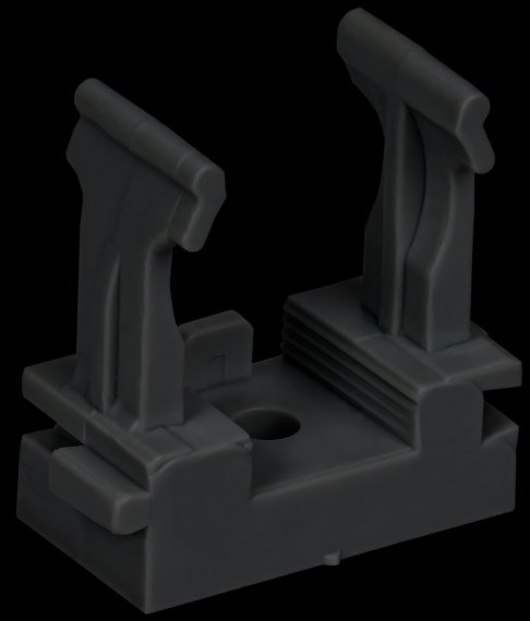 Фотография товара 'IEK ET-TA10D-CFM-020-K02-100 ELASTA Держатель для гофр. труб под м. пист. CFM20'