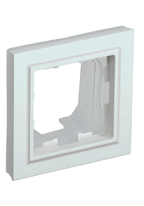 Фотография товара 'IEK BRITE Рамка 1-местная IP44 РУ-1-БрЖ-44 жемчуг BR-M12-44-K36'