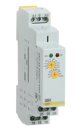Фотография товара 'IEK Реле задержки включения ORT 2 контакта 12-240В AС/DC ORT-A2-ACDC12-240V'