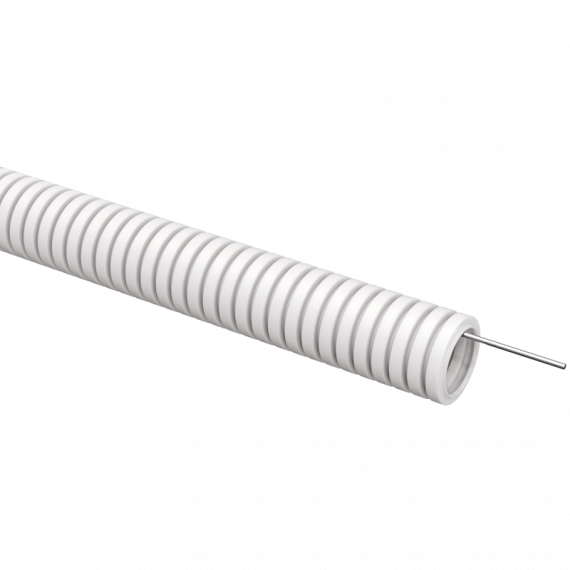 Фотография товара 'IEK ET-TG21-121-025-050-K01 ELASTA Труба гофр. ПВХ d=25мм с зондом'