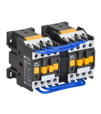 Фотография товара 'IEK Контактор КМИ-10930 реверс 9А 400В/АС3 2НО KKM13-009-400-20-1'