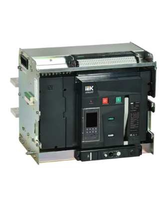 Фотография товара 'IEK ARMAT Воздушный автоматический выключатель выдвижного исполнения 4P F 125кА AR-ACB-4VF-125-2500A-TDCF'
