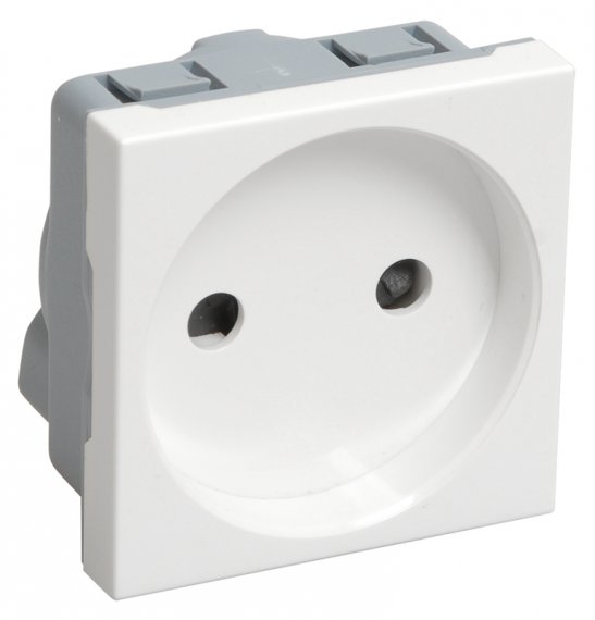 Фотография товара 'IEK Розетка с закрывающейся крышкой 2к (на 2 модуля) ПРАЙМЕР CKK-40D-RSZB2-K01-K'