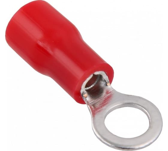 Фотография товара 'IEK Наконечник НКИ 1,25-4 кольцо 0,5-1,5мм (100шт/упак) UNL20-D15-4-4-G'