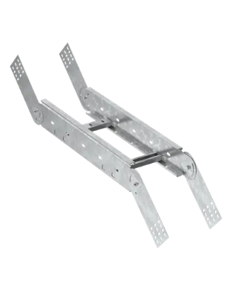 Фотография товара 'IEK Поворот вертикальный шарнирный лестничный LESTA 150х500мм HDZ CPV06-4-150-500-HDZ'