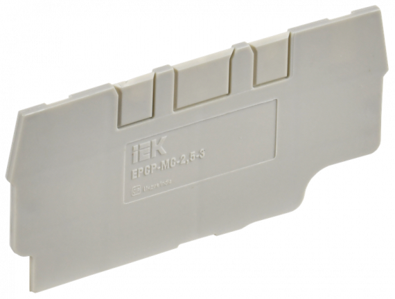 Фотография товара 'IEK YCT22-00-3-K03-002-ZGL Заглушка для CP-MC 3 вывода 2,5мм2'