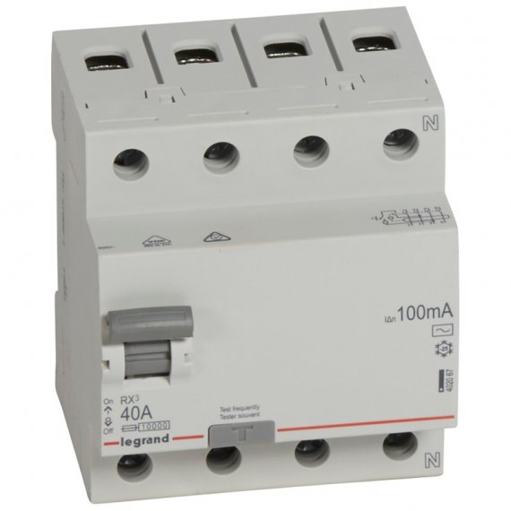 Фотография товара 'IEK 402067 RX3 ВДТ 100МА 40А 4П AC'