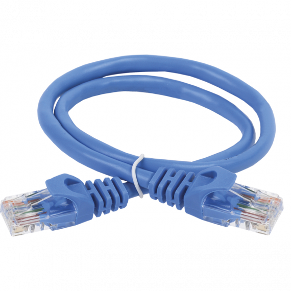 Фотография товара 'IEK PC03-C5EU-1M-G Шнур коммутационный кат.5Е UTP 1м'