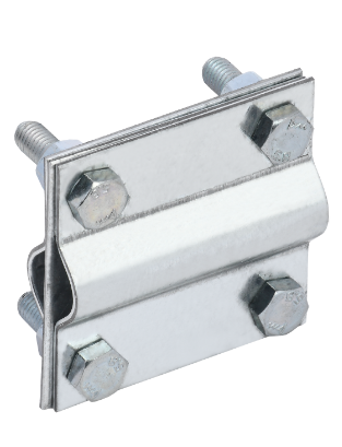 Фотография товара 'IEK Зажим заземления крестообразный стержень-стержень нержавеющая сталь ZGC43-20-1-16'