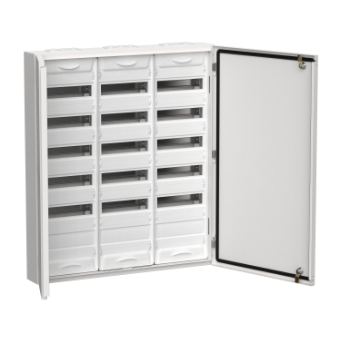 Фотография товара 'IEK TITAN 5 Корпус металлический ЩРн-216 (3х72) 960х830х140мм IP54 белый (две двери) TI5-50-N-3X072-54'