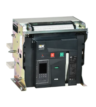 Фотография товара 'IEK ARMAT Воздушный автоматический выключатель стационарного исполнения 3P F 100кА AR-ACB-3FF-100-2500A-TDCF'