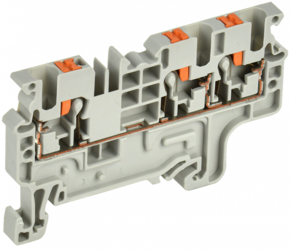Фотография товара 'IEK YCT22-00-3-K03-002 Колодка клеммная CP-MC 3 вывода 2,5мм2'