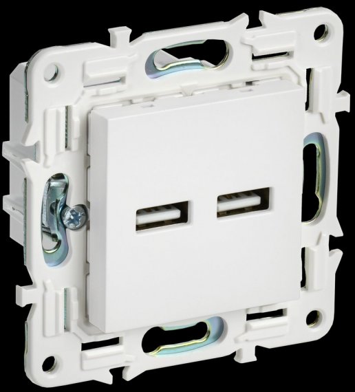 Фотография товара 'IEK SK-U21-D31-K01 SKANDY Роз. USB A+A 3,1А SK-R15W'