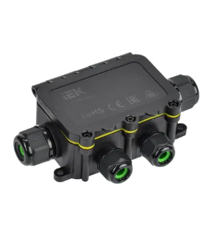 Фотография товара 'IEK Коробка распределительная герметичная WTP-405 6 вводов IP68, UWB10-X-450-41-06-68'