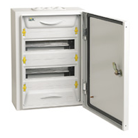 Фотография товара 'IEK Корпус металлический ЩРн-48з-0 74 У2 IP54 MKM11-N-48-54-Z'