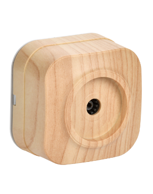 Фотография товара 'IEK Розетка одноместная для открытой установки телевизионная РТВ20-ХС GLORY сосна EAH10-K34'