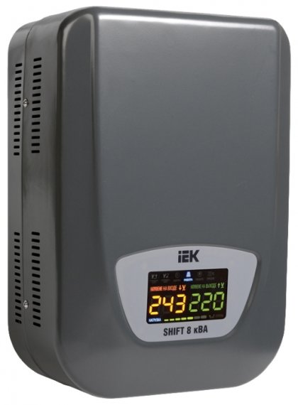 Фотография товара 'IEK Стабилизатор напряжения настенный серии Shift 10 кВА IVS12-1-10000'