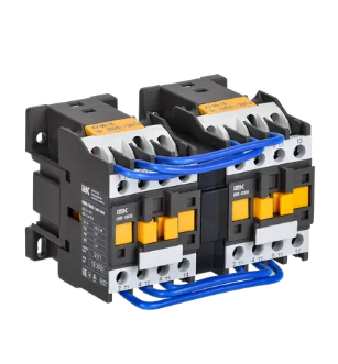 Фотография товара 'IEK Контактор КМИ-10930 реверс 9А 230В/АС3 2НО KKM13-009-230-20-1'