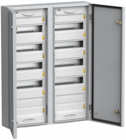 Фотография товара 'IEK Корпус металлический TITAN Pro ЩРн-144 IP54 У2, MKM11-N-144-54-Z-U'