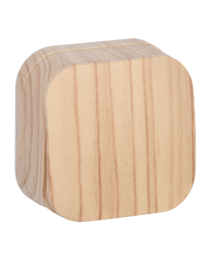 Фотография товара 'IEK Выключатель 1-клавишный для открытой установки ВС20-1-0-ХС 10А GLORY сосна EVH10-K34-10'