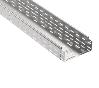 Фотография товара 'IEK ESCA Лоток перфорированный 80х300х3000 RAL 9016 CLPK10-080-300-3'