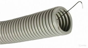 Фотография товара 'IEK Труба гофрированная ПВХ d 20 с зондом CTG20-20-K41-025I'