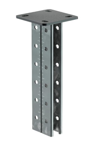 Фотография товара 'IEK Подвес потолочный STRUT двойной 41х41-500 HDZ CLM50D-KDS-41-41-05-HDZ'