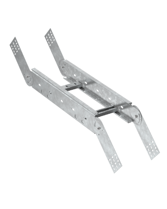 Фотография товара 'IEK Поворот вертикальный шарнирный лестничный LESTA 55х300мм HDZ CPV06-4-55-300-HDZ'