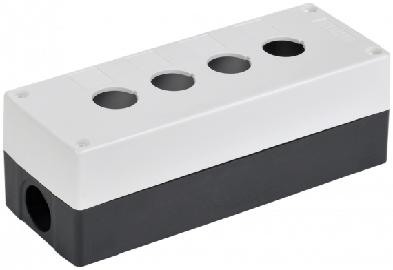 Фотография товара 'IEK BKP10-4-K01-R Корпус КП104-Р для кнопок 4 места'