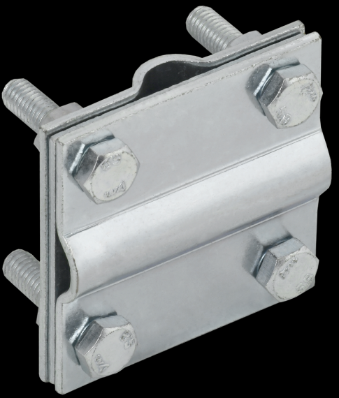 Фотография товара 'IEK ZCC18-11-1-08-30 Зажим крестообразный с разделителем пол./пр.-пол./пр. 30/8мм оц. сталь'