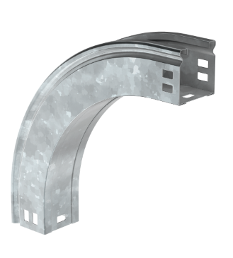 Фотография товара 'IEK Поворот плавный 90град вертикальный внешний (тип В20) ESCA 50х100мм HDZ CPV41-0-90-050-100-HDZ'