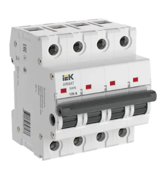 Фотография товара 'IEK ARMAT Выключатель-разъединитель SWN 4P 125А AR-SWN-4-125'