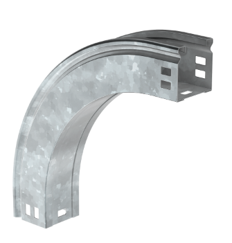 Фотография товара 'IEK Поворот плавный 90град вертикальный внешний (тип В20) ESCA 50х50мм HDZ CPV41-0-90-050-050-HDZ'