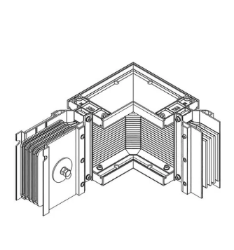 Фотография товара 'IEK LINEBAR Секция угловая правая 2500А Al 3L+N+PER IP55 транспортировочная LB-2500A4-35-F-LR'