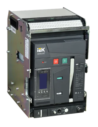 Фотография товара 'IEK ARMAT Воздушный автоматический выключатель выдвижного исполнения 3P типоразмер A 66кА 630А AR-ACB-3VA-066-0630A-TTCF'