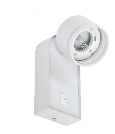 Фотография товара 'IEK LIGHTING Светильник 4035 накладной настенный под лампу GX53 белый LT-UBB0-4035-GX53-1-K01'