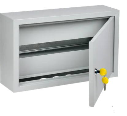 Фотография товара 'IEK Корпус металлический распределительный ЩРн-18з (265х440х120мм) IP31 MKM14-N-18-31-Z-G'