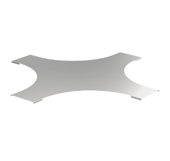 Фотография товара 'IEK Крышка крестовины лестничной LESTA основание 300мм R600 CKR05D-4-300-10'