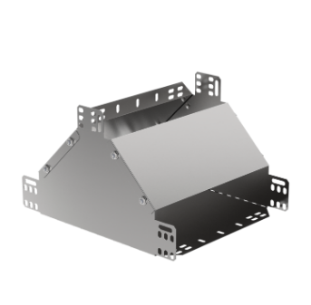 Фотография товара 'IEK ESCA Ответвитель Т-образный вертикальный вверх 100х400мм HDZ CLM50D-OVV-100-400-HDZ'