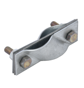 Фотография товара 'IEK Зажим заземления диагональный стержень-стержень оцинкованная сталь ZGC42-11-1-16'