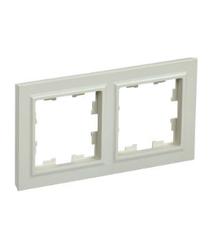 Фотография товара 'IEK BRITE Рамка 2-местная РУ-2-БрКр бежевый BR-M22-K10'