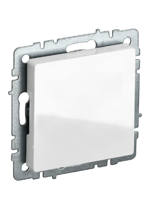 Фотография товара 'IEK BRITE Заглушка с суппортом МЗ10-БрБ белый BR-PL10-K01'