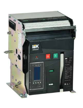 Фотография товара 'IEK ARMAT Воздушный автоматический выключатель стационарного исполнения 3P типоразмер B 85кА 1600А AR-ACB-3FB-085-1600A-TYCF'