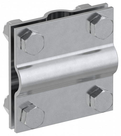 Фотография товара 'IEK ZCC13-14-1-08-30 Зажим крестообразный пол./пр.-пол./пр. 30/8мм оц. сталь HDZ'