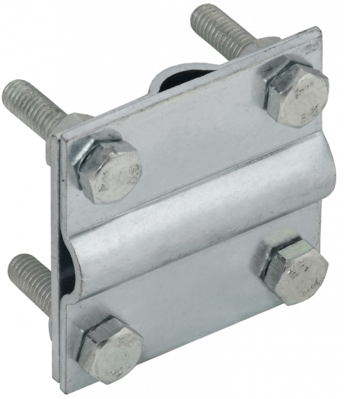 Фотография товара 'IEK ZCC13-11-1-12-40 Зажим крестообразный пол./пр.-пол./пр. 40/12мм оц. сталь'