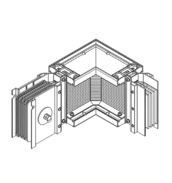 Фотография товара 'IEK LINEBAR Секция угловая правая 1000А Al 3L+N+PER IP55 транспортировочная LB-1000A4-35-F-LR'