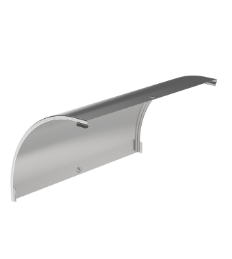 Фотография товара 'IEK Крышка поворота плавного 90град вертикального внешнего (тип В20) ESCA 500мм CPV41D-0-90-500-08'