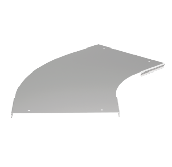 Фотография товара 'IEK Крышка поворота лестничного LESTA 45град основание 600мм R300 CPG04D-4-45-600-10'