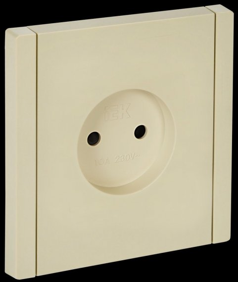 Фотография товара 'IEK FP-R13-10-K10 FORTE&PIANO Роз. без з/к с з/ш в/к 10А FP417'