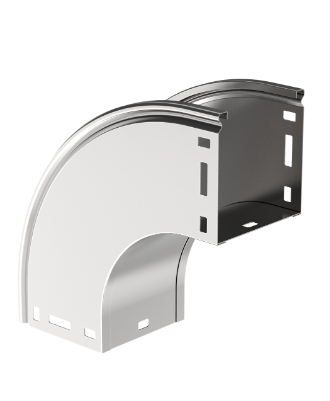 Фотография товара 'IEK ESCA Поворот плавный 90град тип В20 80х100мм CPV41-0-90-080-100'